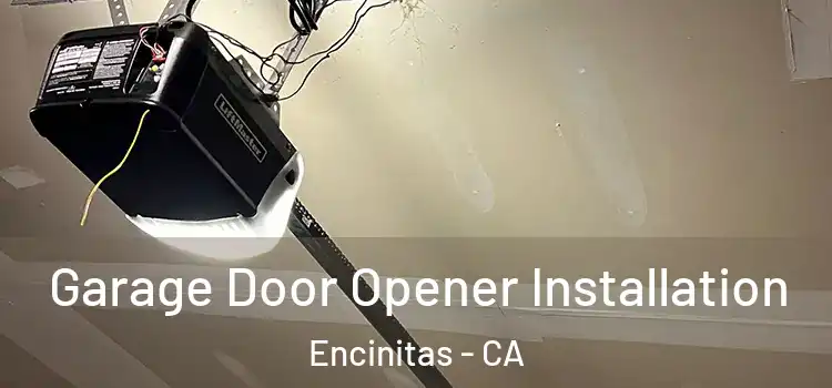  Garage Door Opener Installation Encinitas - CA