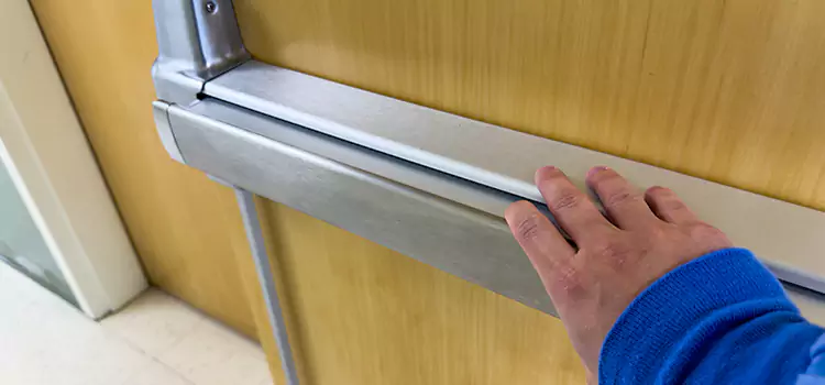 Installing a Push Bar on a Door Encinitas