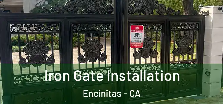 Iron Gate Installation Encinitas - CA